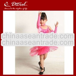 XC-032 Children red latin stage performance costume skirt