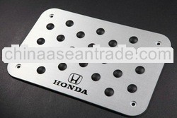 aluminum car carpet non-slip pad pedal car foot pedal for HONDA