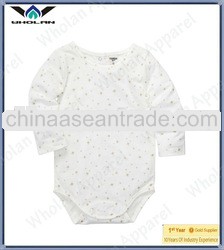 baby girls lovely zigzag cotton jersey wholesale custom bodysuit clothes