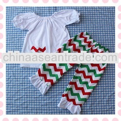 baby wear baby clothing sets long sleeve t-shirt with emboridey+legging with lepoard