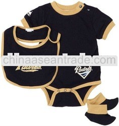 black cotton body suit,baby layette