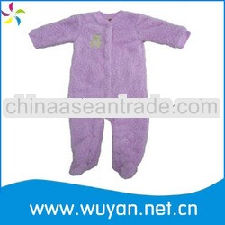 cheap blank baby rompers/wholesale blank coral fleece baby clothes