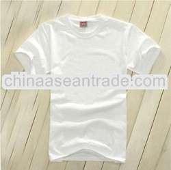 cheapest cotton seamless blank white t-shirt for men in jiangxi