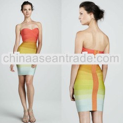 classic ombre sexy night dress for women