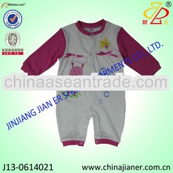 cut design 100% cotton baby clothing pretty baby romper