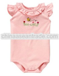 cute pink toddler girl romper