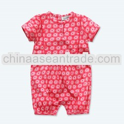 davebella 2013 summer new arrival baby cotton rompers printed babi clothes 242