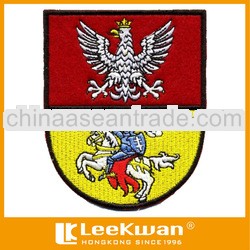 eagle with knight logo embroidery patch