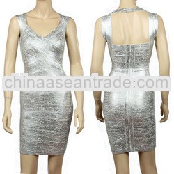 fashion flare wide strap evening party dress