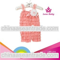 fashion rompers baby clothes for girl with flower