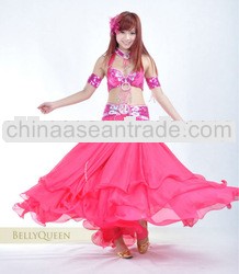 fuchsia costume belly dance,belly dancing costumes,BellyQueen