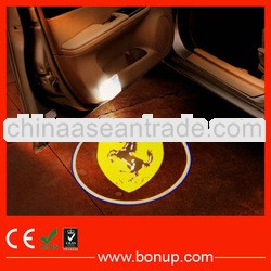 hot led car logo light logo light projector for Ferrari