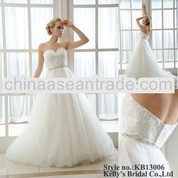 hot sale sweetheart neckline style wedding dress manufacture