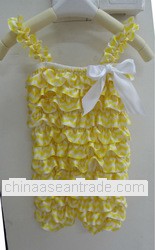 latest!!fashion adorable wholesale baby onesie satin baby girl romper