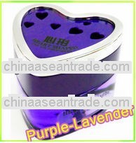 lavender car perfume heart shaped with factory