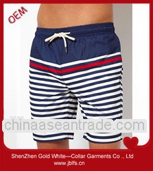 men fashion stripe OEM cottton shorts 2013