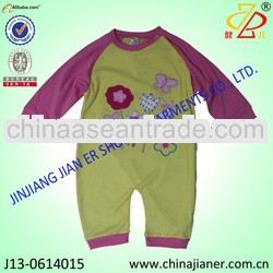 newborn summer baby clothing romper with 100% cotton