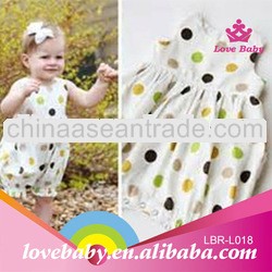 nice girls lace ruffle rompers for baby