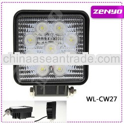 portable led work light with switch on/off 27W led truck light, work lamps