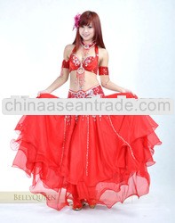 red costume belly dance,belly dancing costumes,BellyQueen