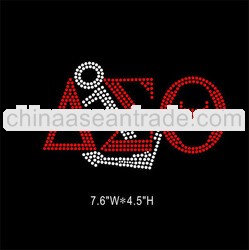 rhinestone iron on transfer delta Sigma Theta delta Sigma Theta Anchor for T-shirt