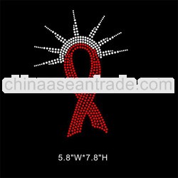 rhinestone transfers queen of Ribbon bling hot fix motifs for t shirts