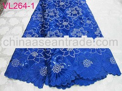 sequins organza lace with embroidery
