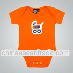 short sleeve cotton baby overalls