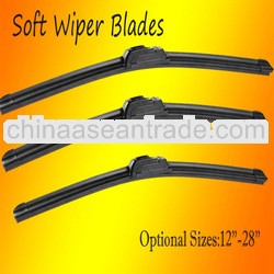 soft windscreen wiper blad,universal soft windshield wipe,Durable soft wiper blade universal type ca