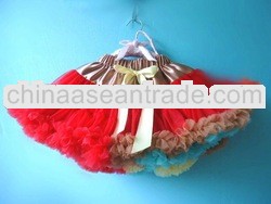summer wholesale colorful Girls Pettiskirt