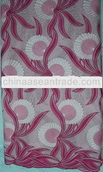 wholesale high quality big swiss voile lace 100% cotton heavy swiss voile lace