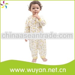 wholesale long sleeve printing cute kids baby rompers