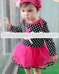 winter dots europe BABY ROMPER