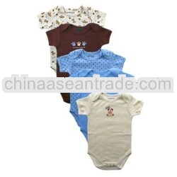 100% cotton plain infant romper