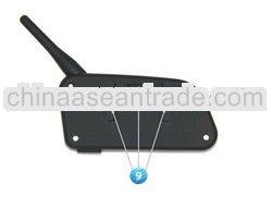 1200m 4 Riders Helmet Headset Bluetooth Interphone Intercom with fm