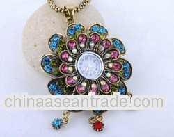 2012 newest fashion unique pocket watches for ladies