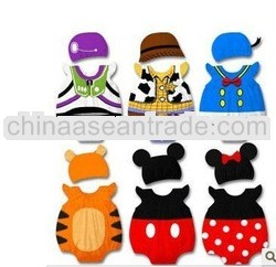 2012 newest style baby animal style cute romper set