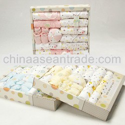 2013 100% cotton summer autumn new born soft breathable comfortable children clothing set tc1023