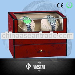 2013 Classic Dual Wooden Watch Winder with Drawer