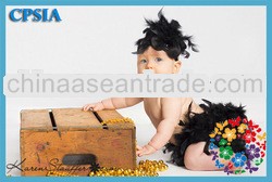 2013 new design toddlers apparel cheap china wholesale clothing Feather headbands feather shorts bab