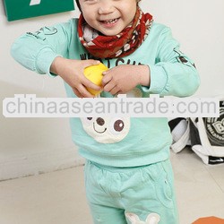 2013 new style 100% cotton autumn winter comfortable cute outdoor clothes baby clothing set tc1114