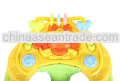 2014 bsa baby walker with tray with music & light/Blue/Red/Green/ Model:133