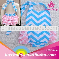 2014 fashion dressy chevron girls skirt