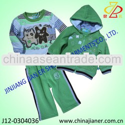 2014 new product 100%cotton knitwear baby clothing set