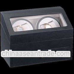 2 Motors Real Leather Automatic Watch Winder