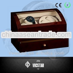 2 Turntable Wooden Automatic Watch Winder