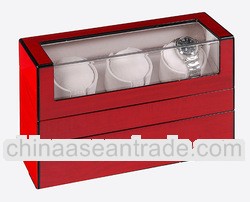 3 Motors Cherry Electric Watch Winder Box