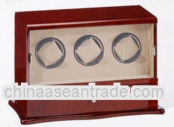 3 Motors Dark Maple Quad Watch Winder