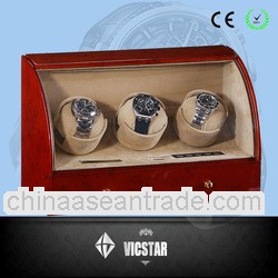 3 Motors Dark burlwoodLuxury Wooden Watch Winder Box
