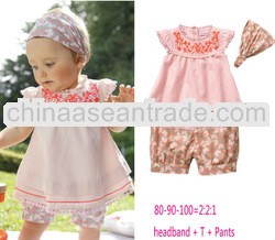 3pcs baby GIRL clothing sUITs, baby clothings
